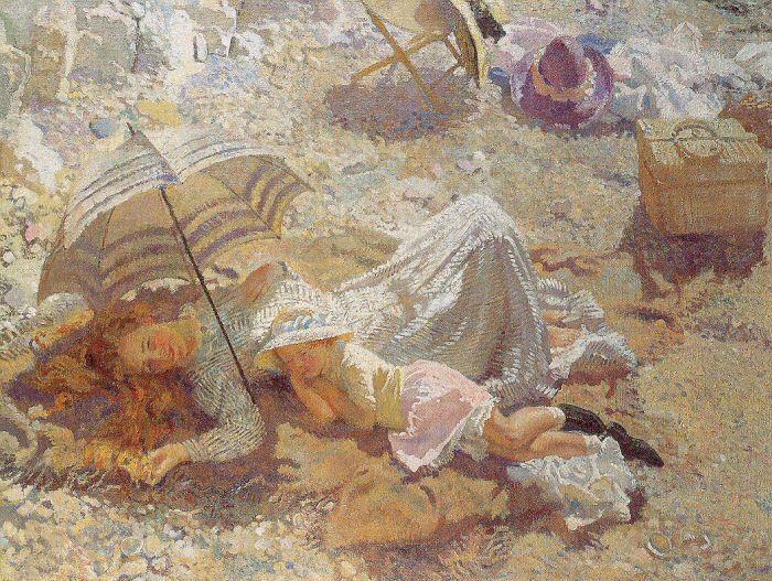 Orpen, Willam Midday on the Beach China oil painting art